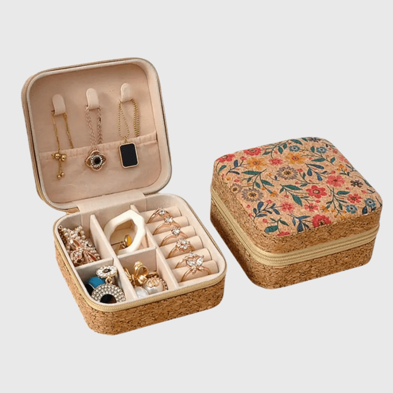 Boite a bijoux vintage fleur exemple