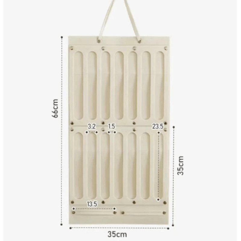 Organisateur de bijoux blanc