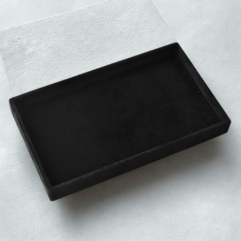 rangement bijoux tiroir noir a vide