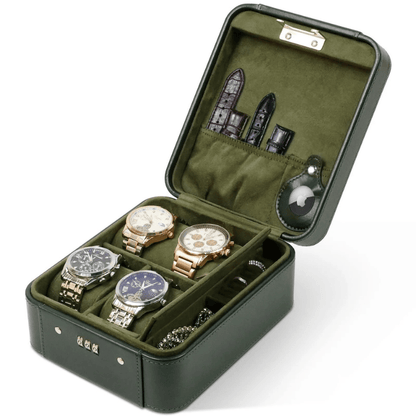 Boite A Montre Voyage vert