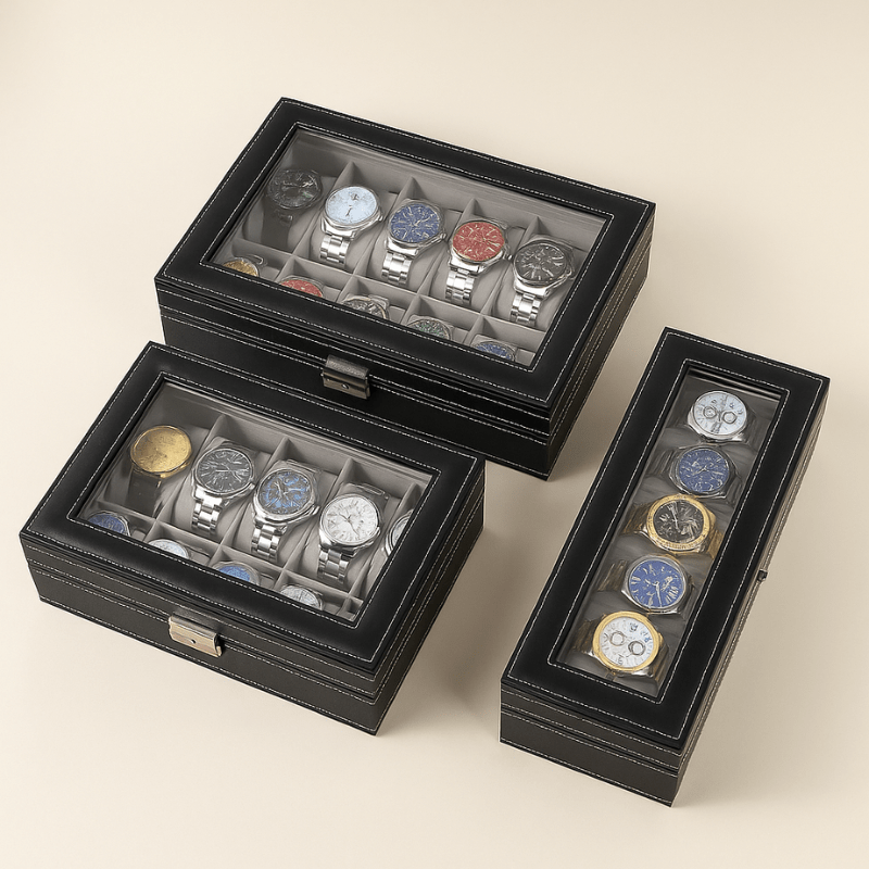 Boîte Rangement Montre Homme