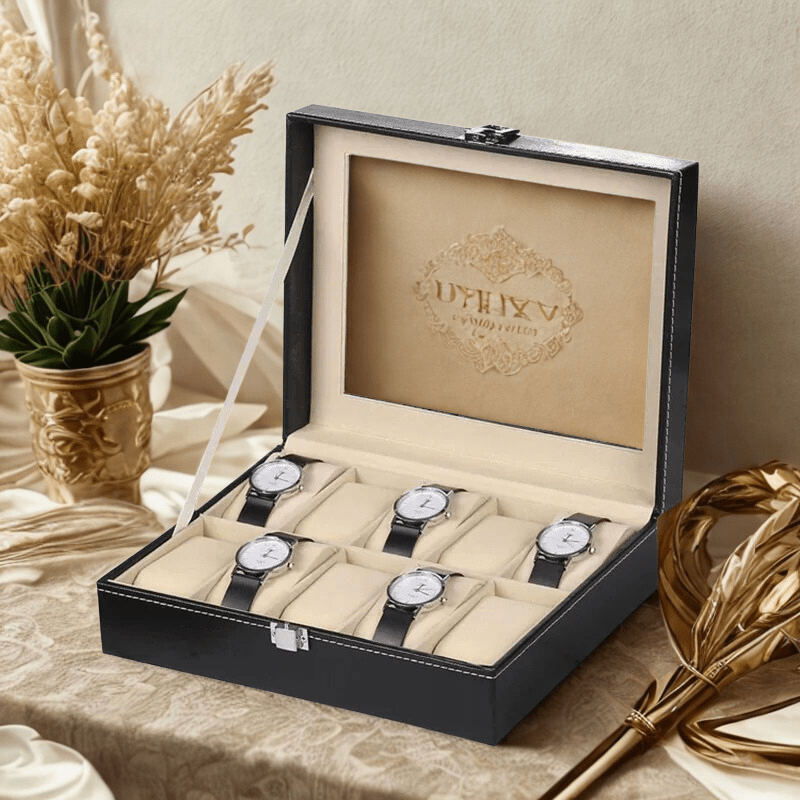 Boite Rangement Montre Homme 10 slots