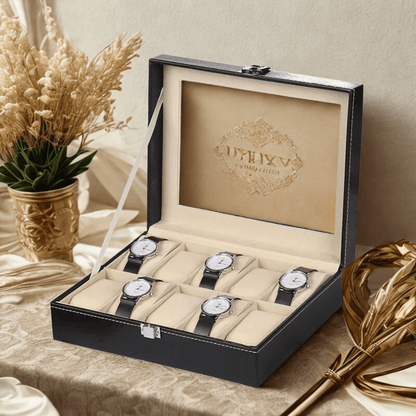 Boite Rangement Montre Homme 10 slots