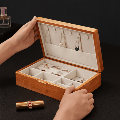 Boite a Bijoux Femme en Bois