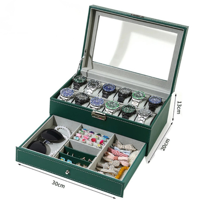 Boite a Bijoux Homme Vert