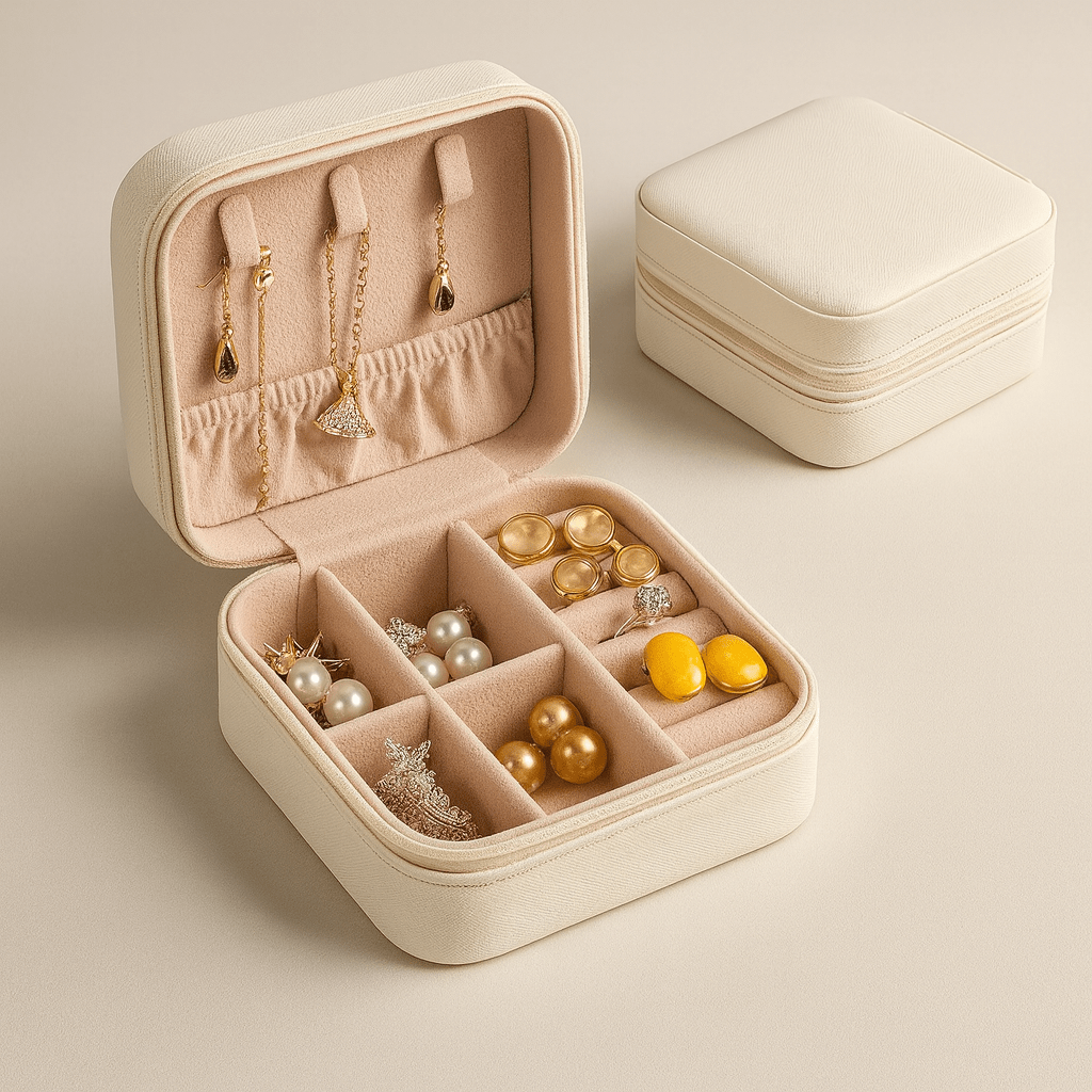 Boite a Bijoux Transportable blanc