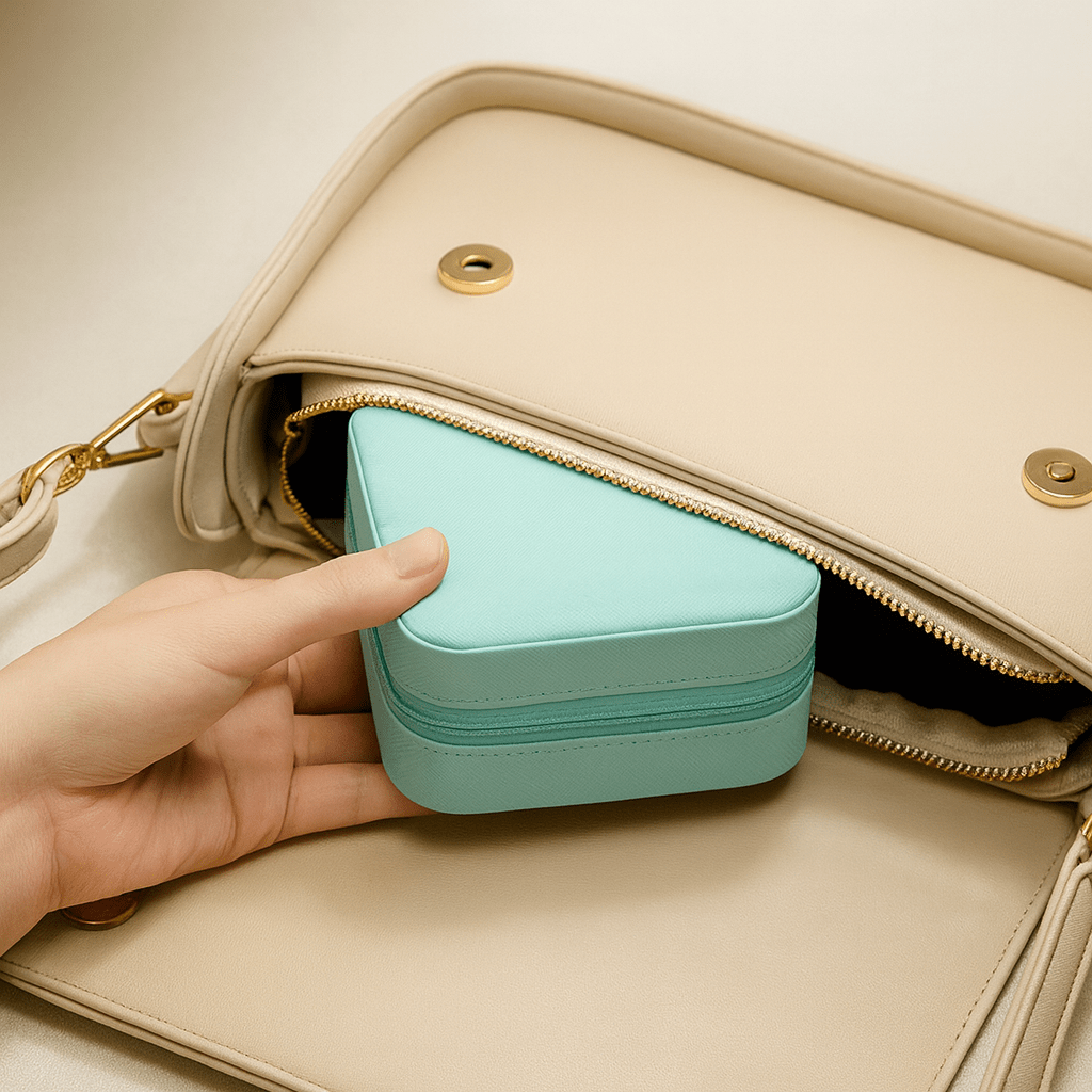 Écrin de voyage compact pour bijoux