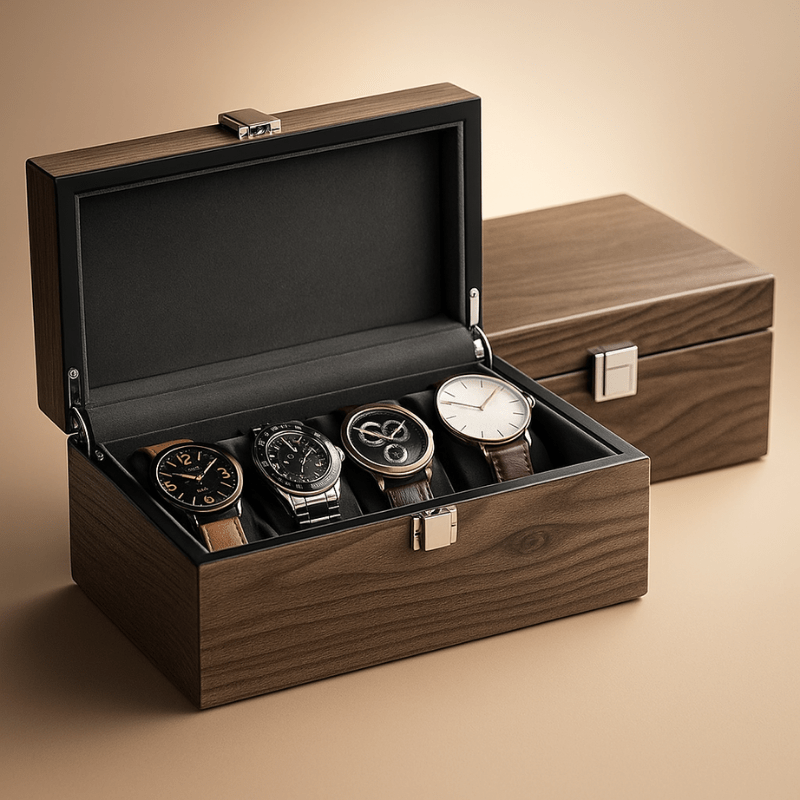Boite a Montre en Bois rectangle