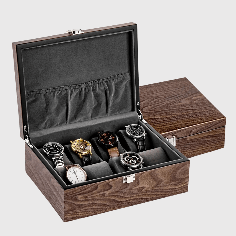 Boite a Montre en Bois rectangle epais