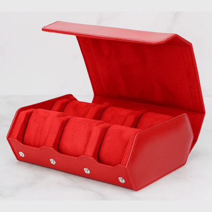 Boite a Montres Homme Luxe rouge 6