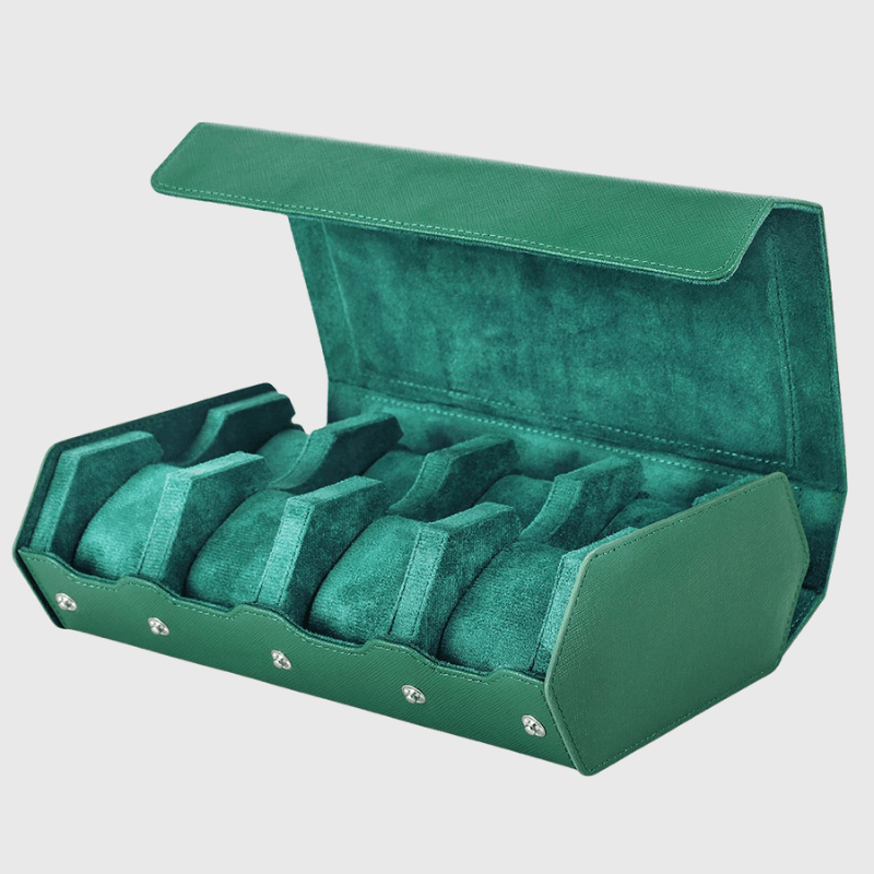 Boite a Montres Homme Luxe vert 4