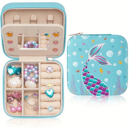 Boite a bijoux enfant bleu