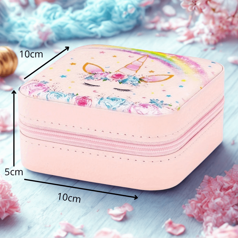 Boite a bijoux enfant rose taille