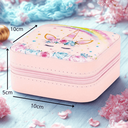 Boite a bijoux enfant rose taille