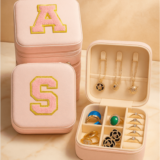 Boite a bijoux fille personnalisable lettre