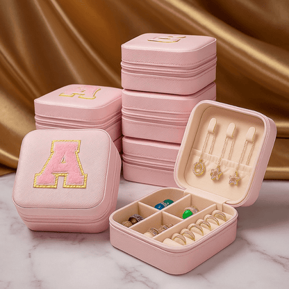 Boite a bijoux fille personnalisable lettre ensemble