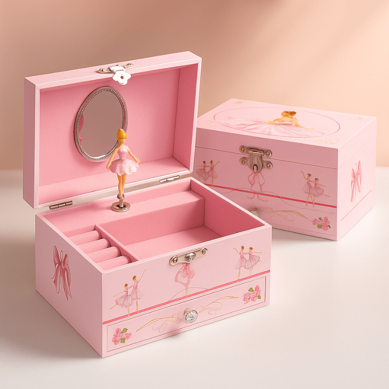 Boite a bijoux musical avec princesse