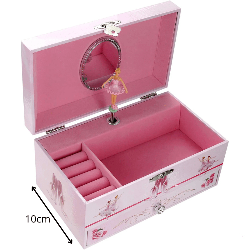 Boite a bijoux musical avec princesse grande taille