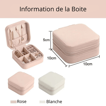 Boite a bijoux personnalisee fille detail et taille
