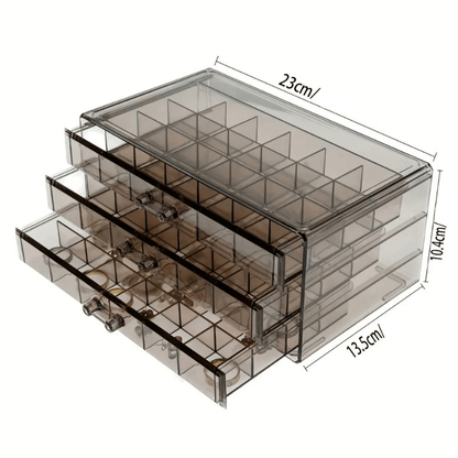 Boite a bijoux plastique taille