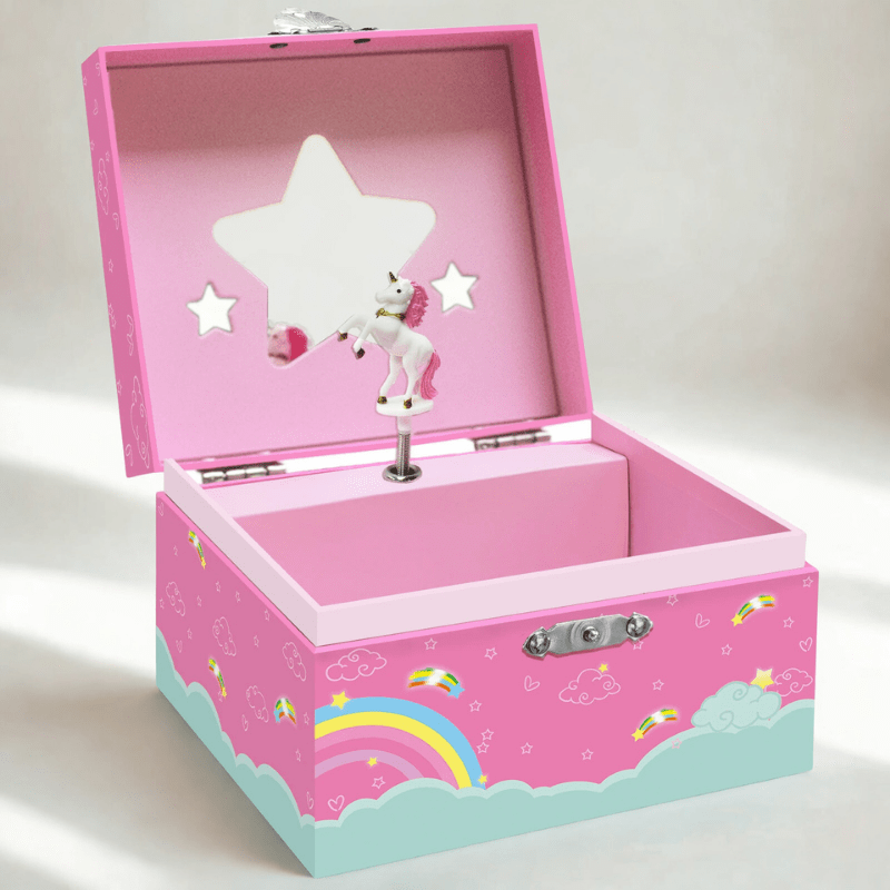 Boite à bijoux petite fille sans tiroir