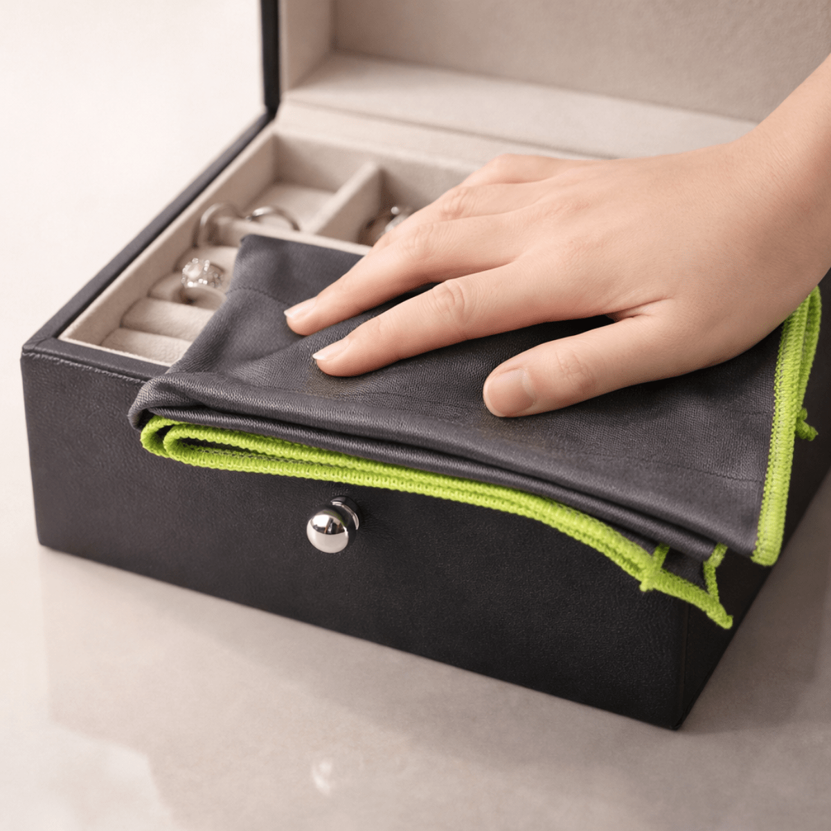 Chiffon Poussiere vert