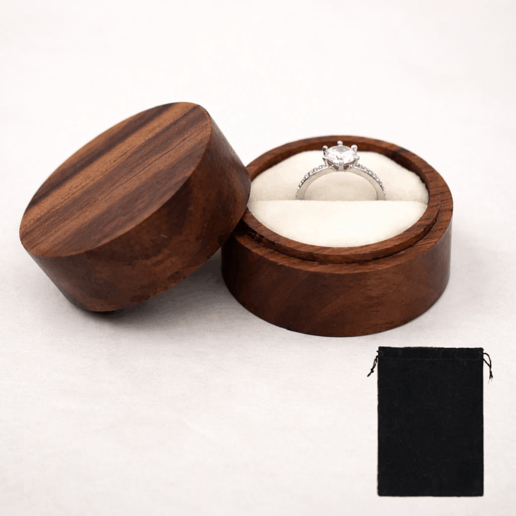 Ecrin Bague Fiancaille blanc 