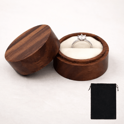 Ecrin Bague Fiancaille blanc 