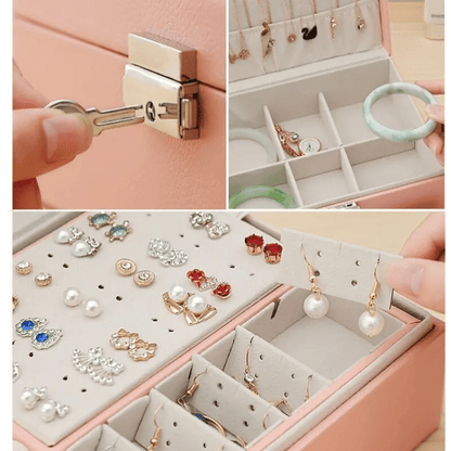 Grand coffret a bijoux femme details