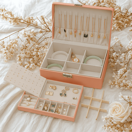 Grand coffret à bijoux femme deco