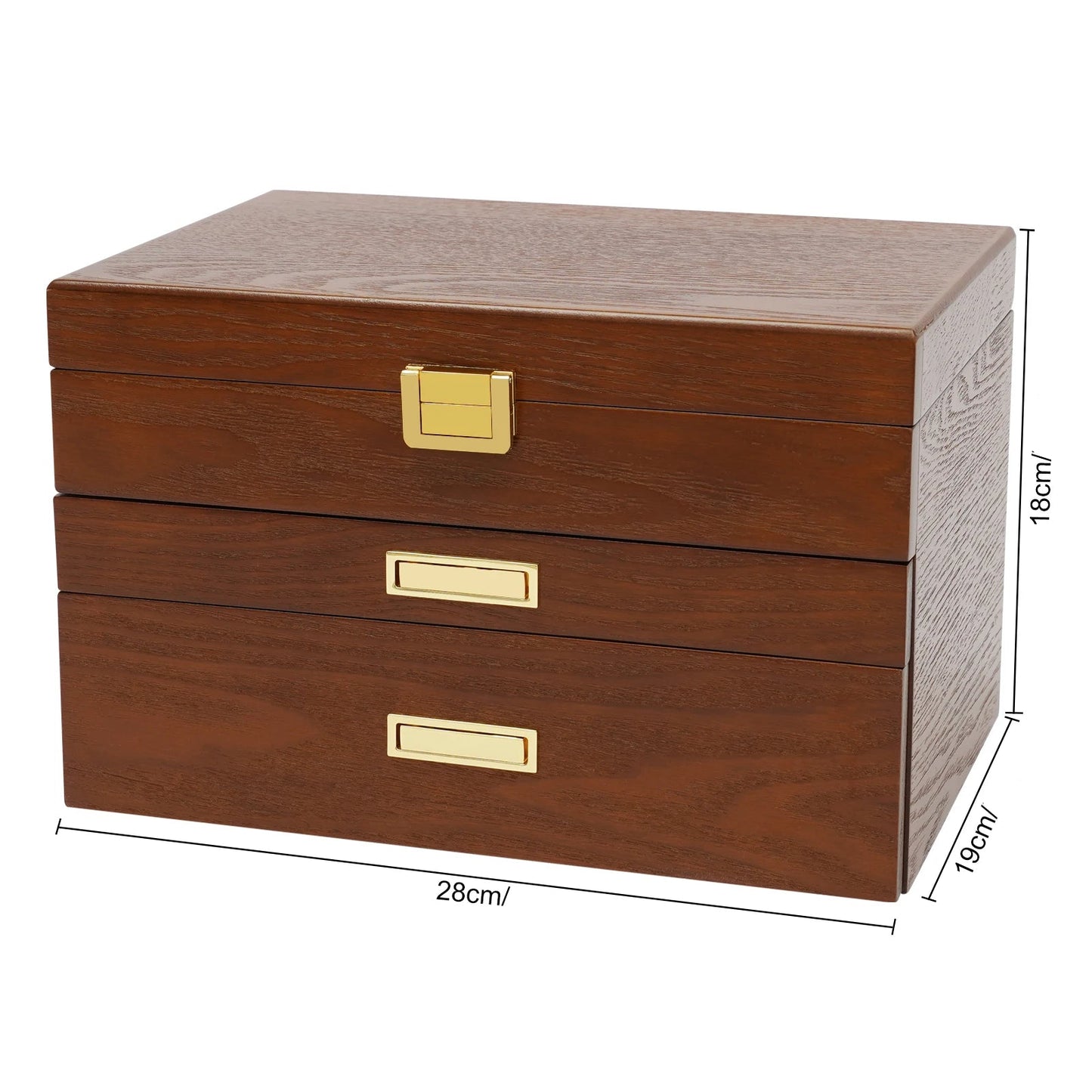 Grande Boite a Bijoux en Bois taille