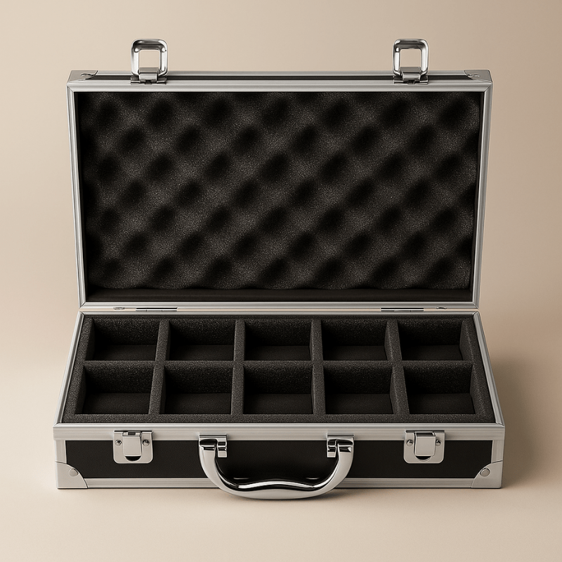 Mallette Pour Montre intérieur 10 slots