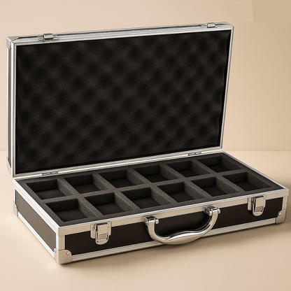Mallette Pour Montre intérieur 12 slots
