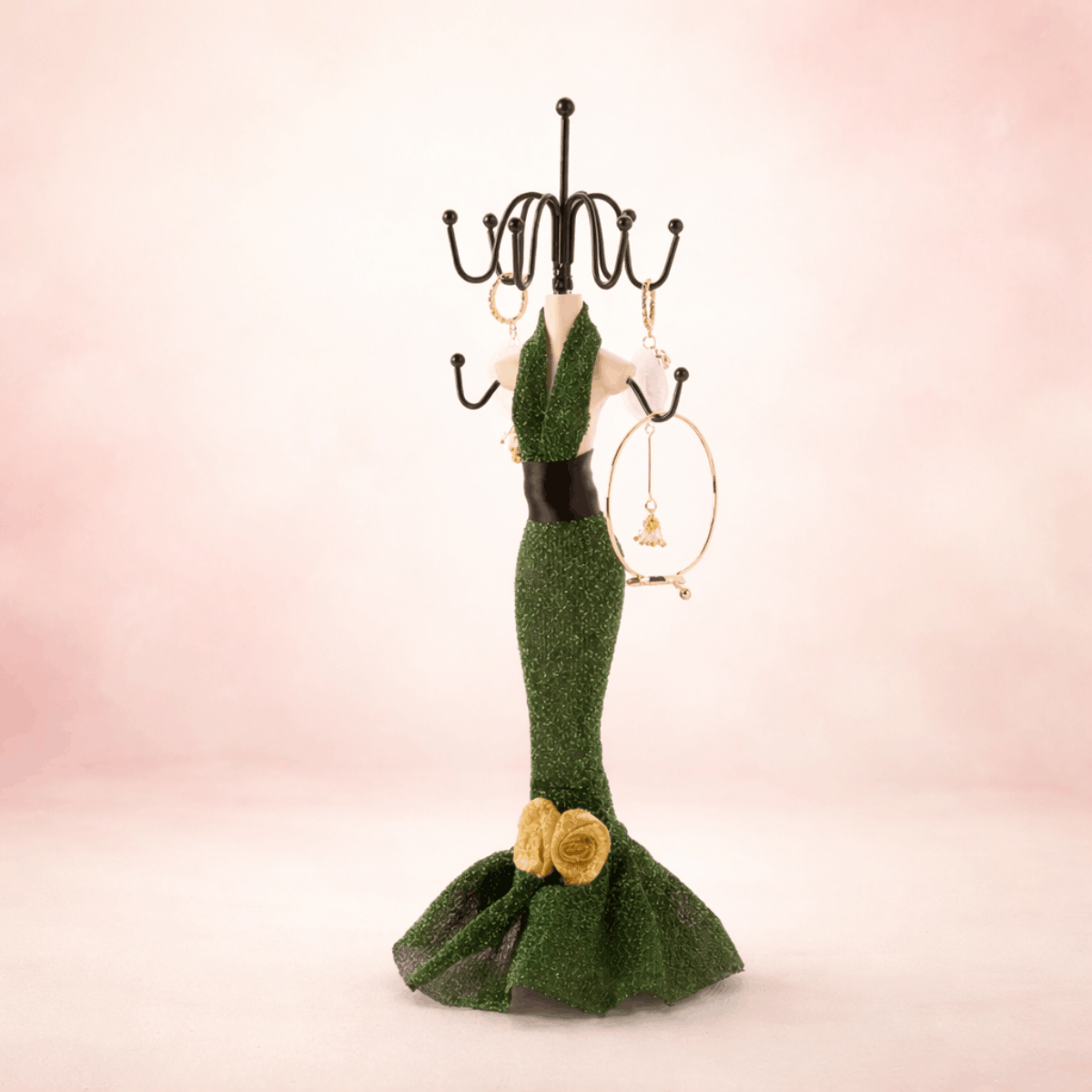 Mannequin Porte Bijoux vert