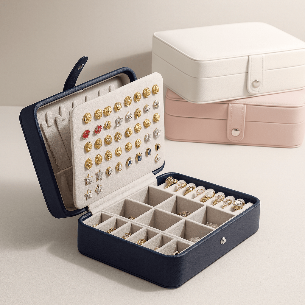 Petite Boite a Bijoux bleu