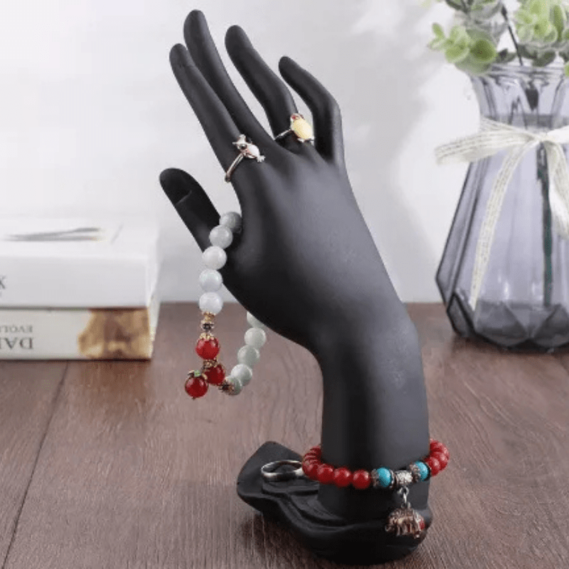 Main Porte Bijoux en Résine – Présentoir Élégant pour Bagues et Bracelets