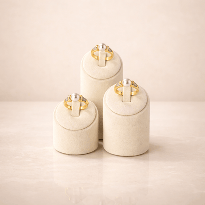 Presentoir Bague beige