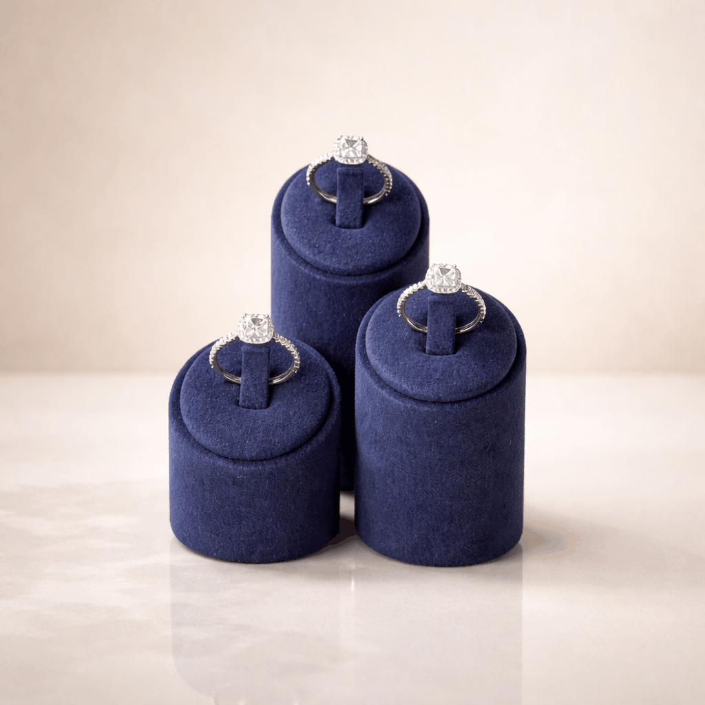 Presentoir Bague bleu