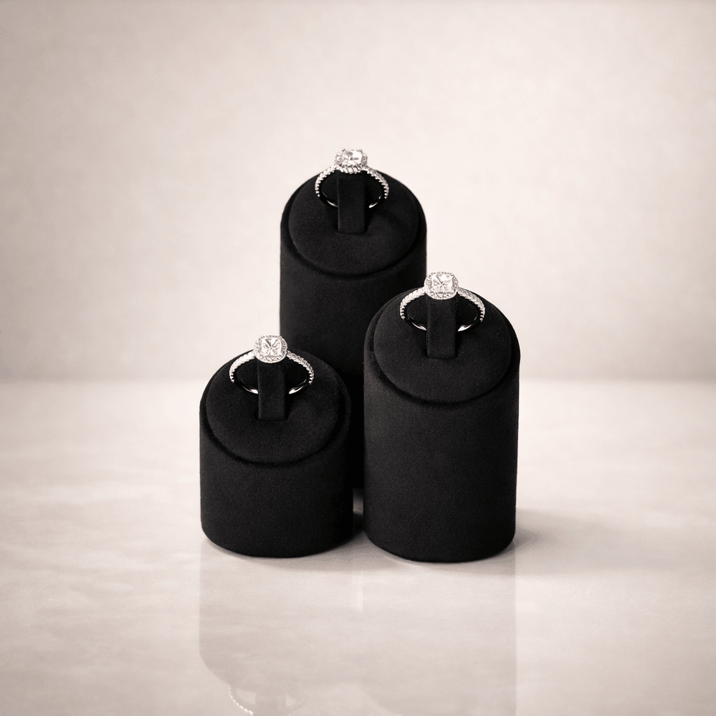 Presentoir Bague noir