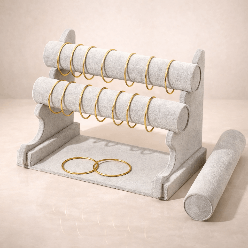 Presentoir Bracelet Triple gris