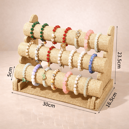 Presentoir Bracelet Triple jaune