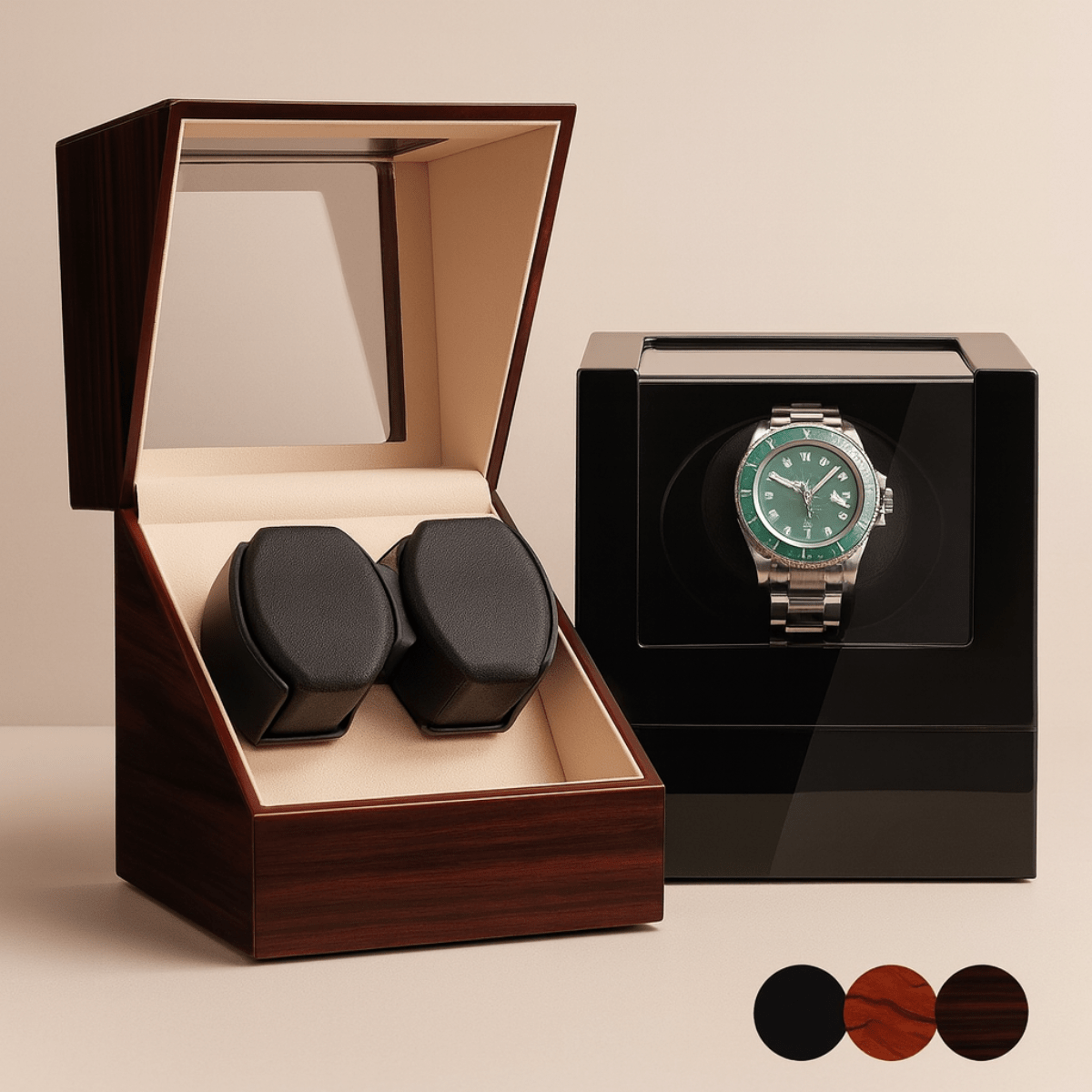 Remontoir Montre Automatique Silencieux - coffret de rangement pour montre automatique
