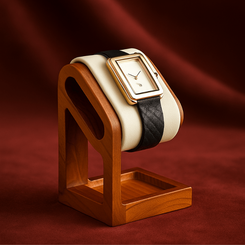 Présentoir haut de gamme pour montres – Design naturel & raffiné