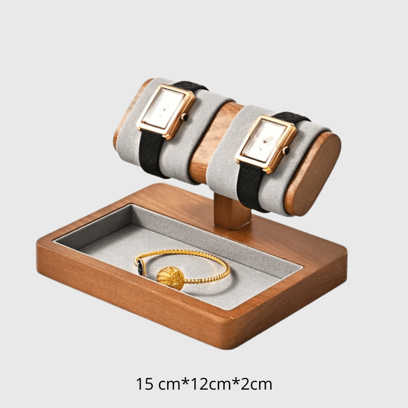 Support pour montre gris double